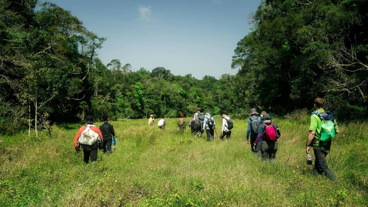 Hiking trail through Phnom Samkos Wildlife Sanctuary